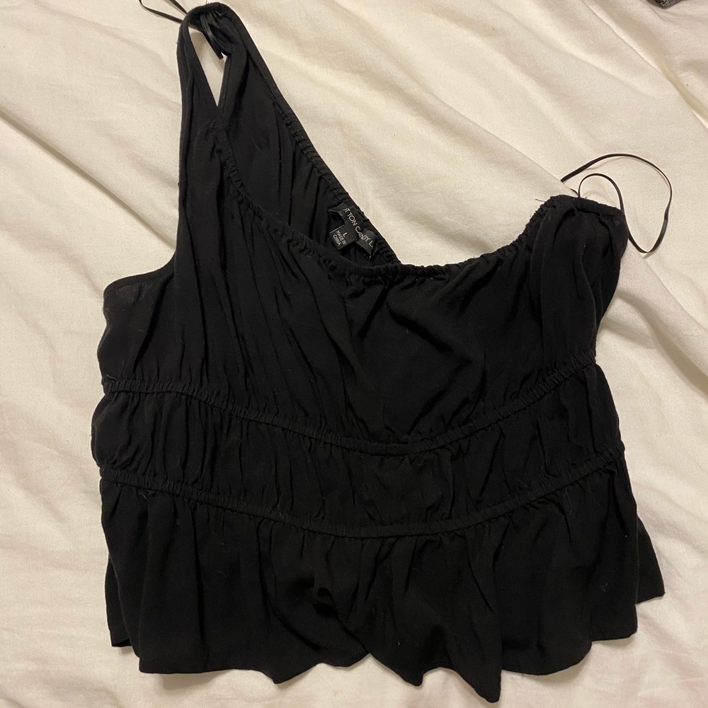 Cotton Candy LA one shoulder top